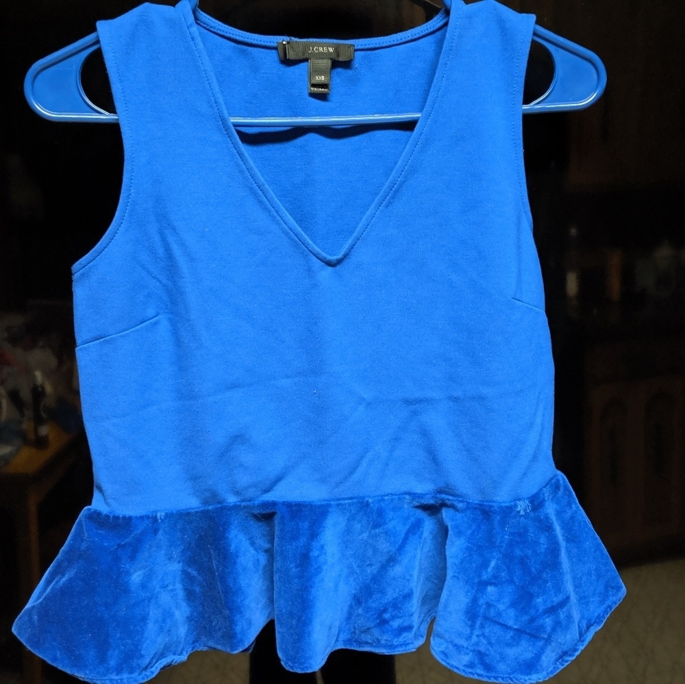 J Crew Peplum Shirt